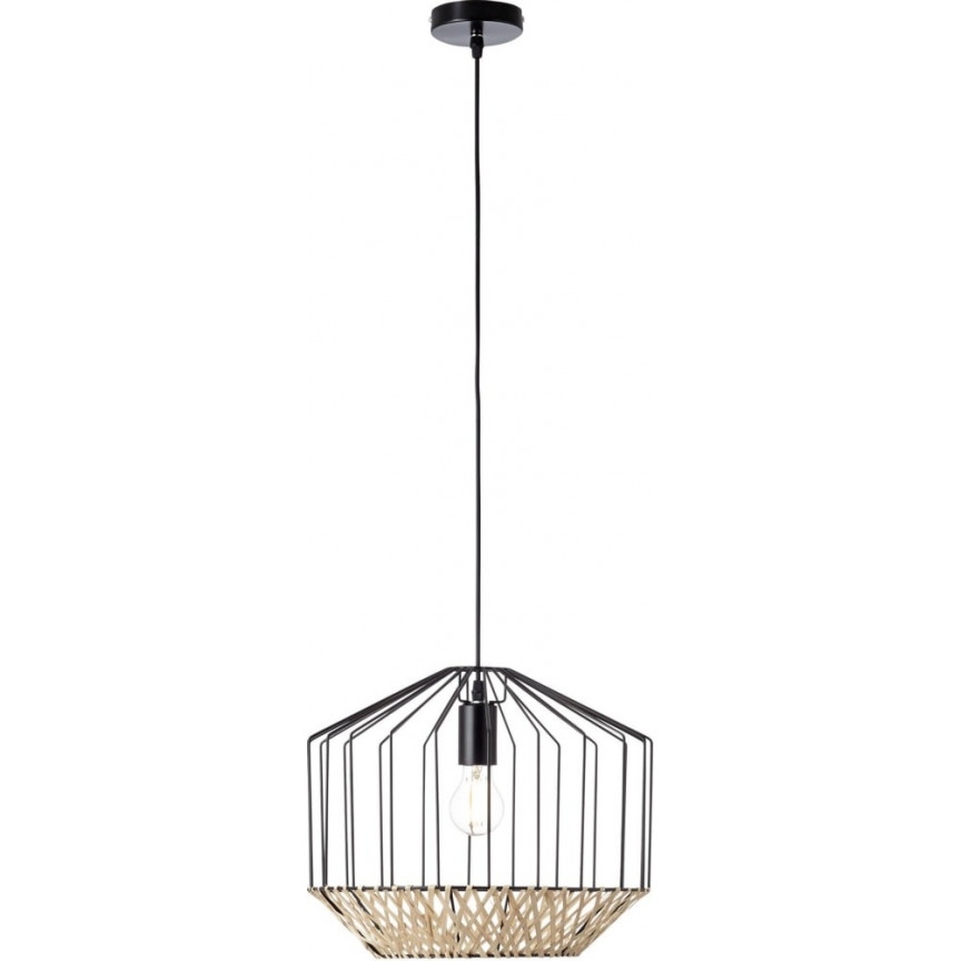Templo 37 black boho wire pendant lamp Brilliant