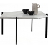 Stylowy Stolik kwadratowy marmurowy Object018 77 biały NG Design do salonu