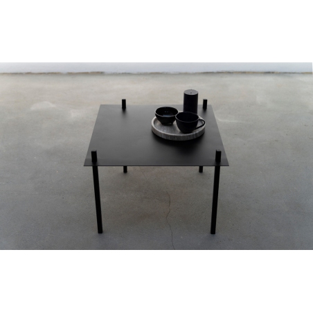 Stylowy Stolik industrialny metalowy Object031 60 czarny NG Design do salonu