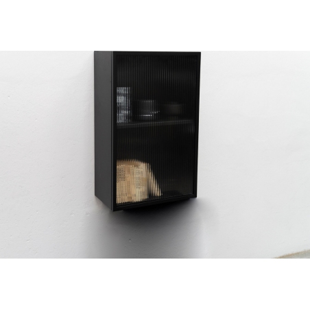 Półka metalowa zamykana Object028 czarna NG Design do salonu i sypialni