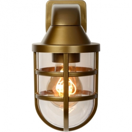 Lewis brass outdoor wall lamp Lucide