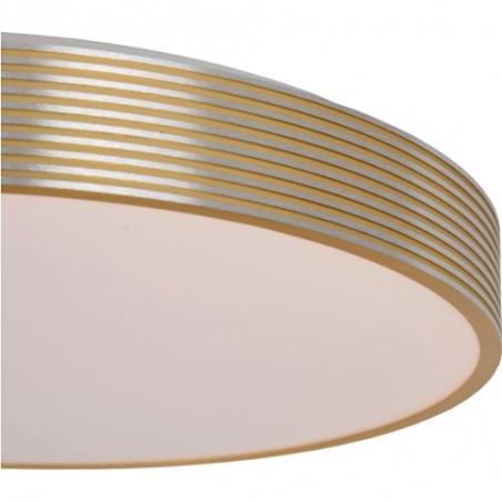 Malin 39 LED gold matt glamour round ceiling lamp Lucide