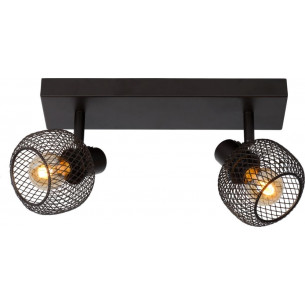 Maren II black mesh ceiling spotlight Lucide