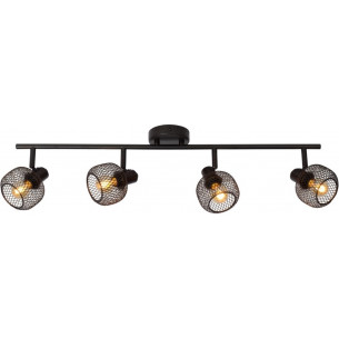 Maren IV black mesh ceiling spotlight Lucide