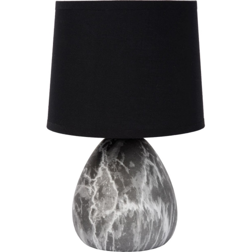 Marmo black ceramics table lamp Lucide