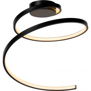 Maxence 46 LED black modern ceiling lamp Lucide