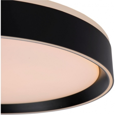 Nuria 40 LED black modern round ceiling lamp Lucide