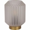 Sueno white&amp;brass glass table lamp Lucide