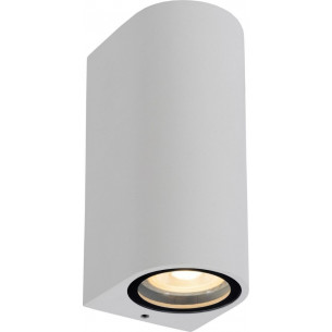 Zaro Round II white outdoor wall lamp Lucide