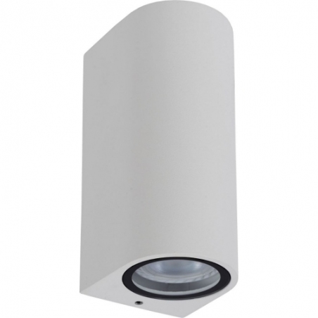 Zaro Round II white outdoor wall lamp Lucide