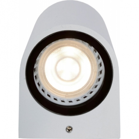 Zaro Round white outdoor wall lamp Lucide