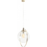 Aura Gold Transparent 30 glass ball pendant lamp Aldex