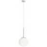 Bosso Mini 20 white&amp;chrome glass ball pendant lamp Aldex