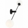 Ohio white&amp;black glass balls wall lamp Aldex
