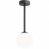Pinne Short 14 white&amp;black glass ball semi flush ceiling light Aldex
