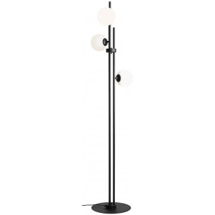 Harmony white&amp;black glass balls floor lamp Aldex