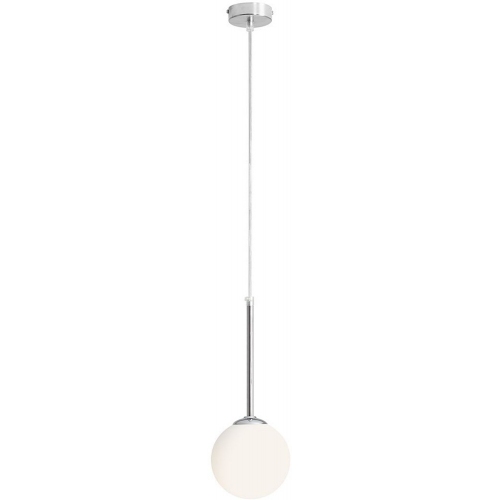 Bosso Mini 14 chrome glass ball pendant lamp Aldex