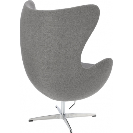 Fotel designerski Jajo Premium Easy Clean antracytowy D2.Design