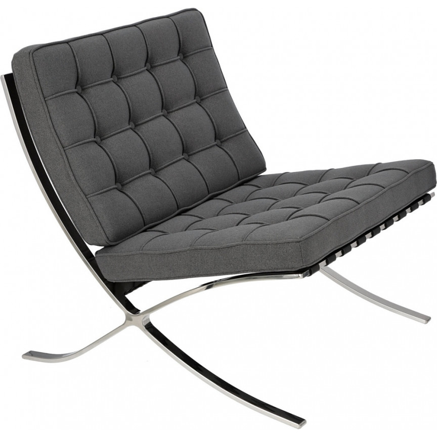 Designer and comfy BA1 anthracite designer armchair