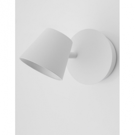 Gioba white sand scandinavian adjustable wall lamp