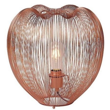 Wirio M Copper 35 copper wire table lamp Lucide