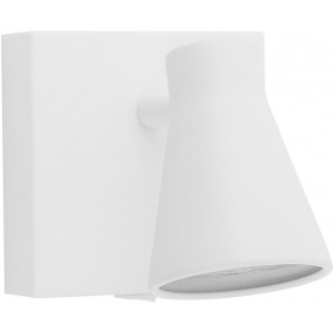 Blink white sand adjustable wall lamp with switch