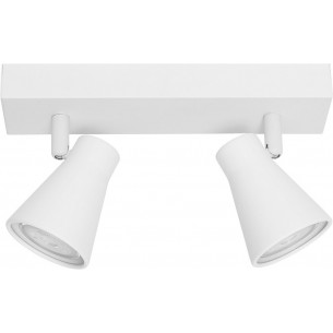 Blink II white sand double ceiling spotlight