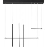 Stylowa Lampa wisząca minimalistyczna Terral 110 LED czarny piaskowy do salonu i kuchni
