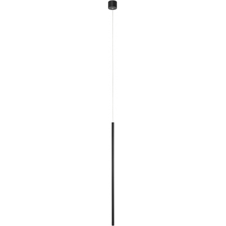 Stylowa Lampa wisząca tuba minimalistyczna Terral LED czarny piaskowy do salonu i kuchni