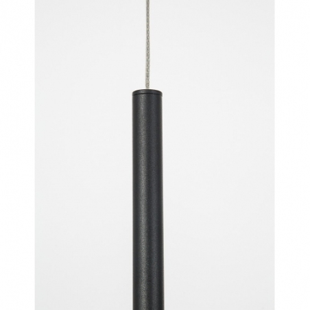 Stylowa Lampa wisząca tuba minimalistyczna Terral LED czarny piaskowy do salonu i kuchni