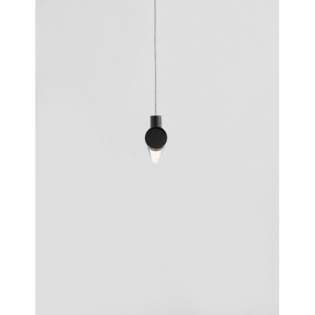 Lampa wisząca podłużna minimalistyczna Terral 120 LED czarny piaskowy nad stół