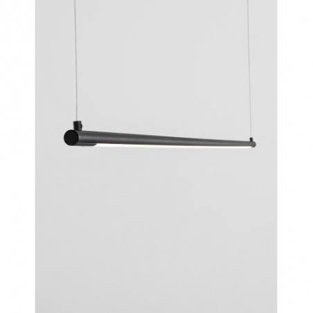 Lampa wisząca podłużna minimalistyczna Terral 120 LED czarny piaskowy nad stół