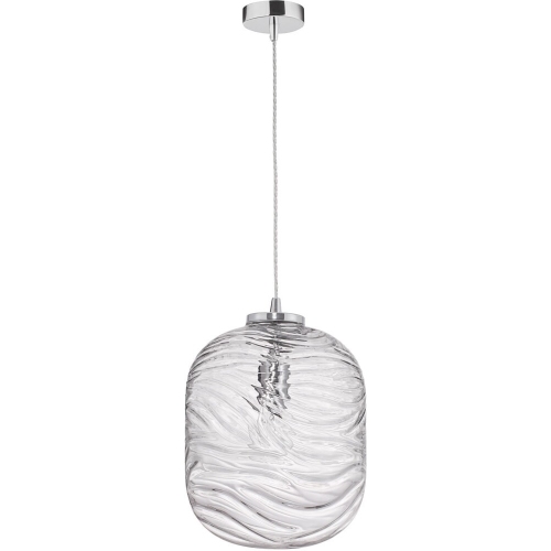 Pomissio 24 chrome&amp;transparent decorative glass ball pendant lamp