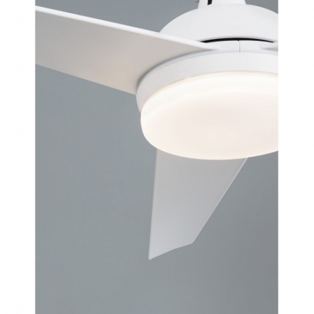 Low 152 LED white matt scandinavian wilndmill lamp