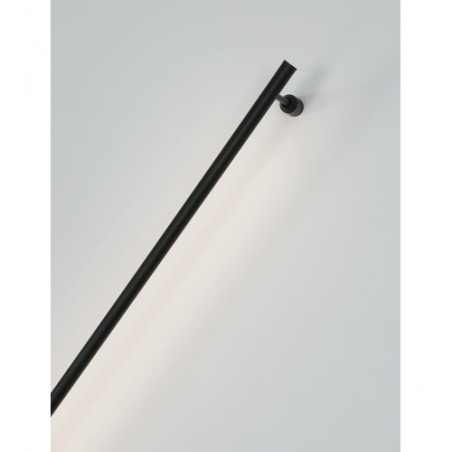 Spiros 120 LED black sand minimalistic linear wall lamp