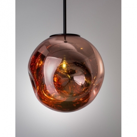 Naymar 30 black&amp;copper glass ball designer pendant lamp