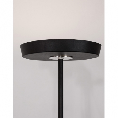 Stylowa Lampa podłogowa nowoczesna Tipio LED czarna do salonu i sypialni