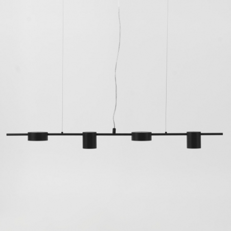 Row 106 black industrial linear pendant lamp Markslojd