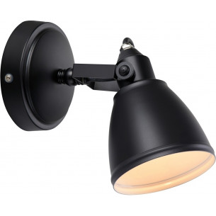 Fjallbacka black industrial bathroom wall lamp Markslojd