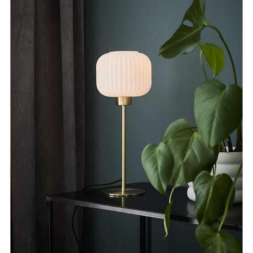 Sober 15 white&brass glass table lamp Markslojd