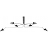 Crane VI black designer semi flush ceiling lamp Step Into Design