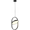 Stylowa Lampa wisząca regulowana designerska Elipse 38 LED czarna Step Into Design do salonu i kuchni
