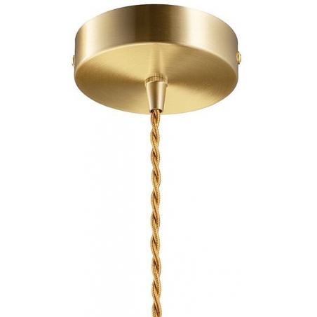 Stylowa Lampa wisząca szklana glamour Jupiter 30 biało-złota Step Into Design do salonu i kuchni
