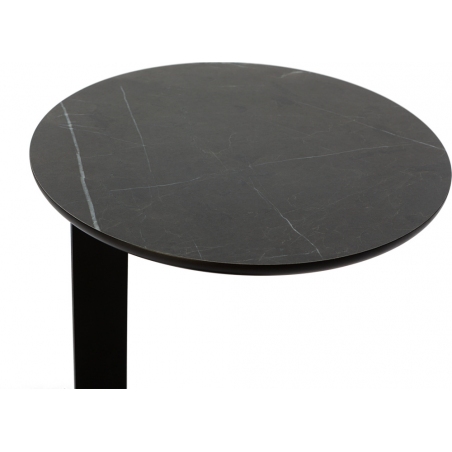 Oden 30 grey pietra round side table Nordifra