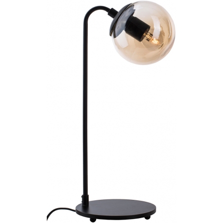 Astrifero black&amp;amber glass table lamp Step Into Design