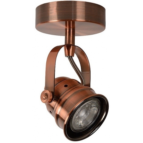 Cigal LED copper ceiling spotlight Lucide