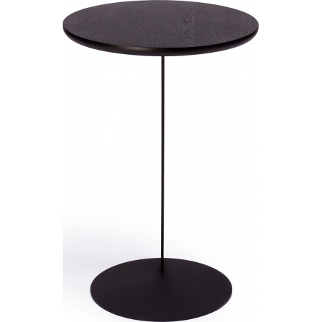 Oden 35 black oak round side table Nordifra