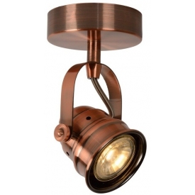 Cigal LED copper ceiling spotlight Lucide