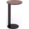 Oden 30 walnut round side table Nordifra