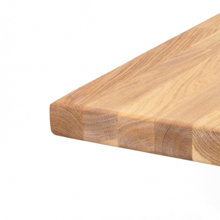 Puro Wood 70x70 black&oak wooden square dinngin table Signal